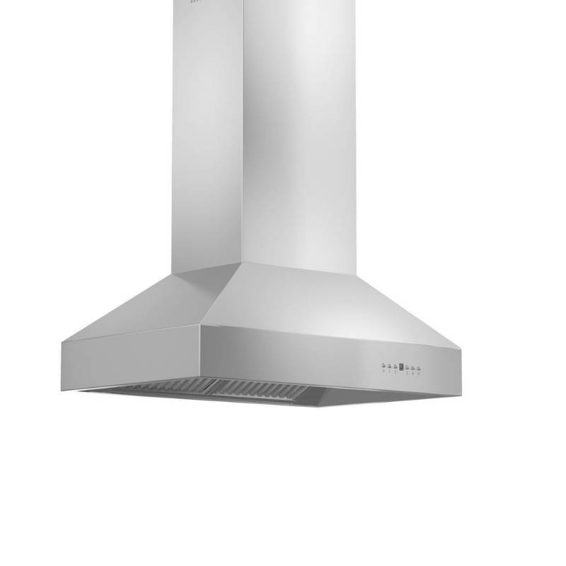 lot 32 image: ZLINE 48 in. 1200 CFM Island Mount Range Hood in Stainless Steel, Model 697i-48