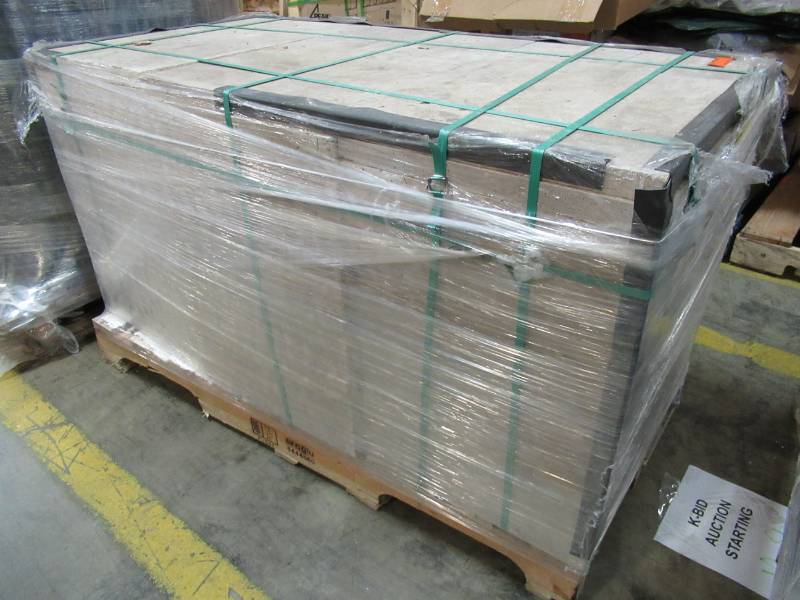 lot 20 image: Pallet of Natural Stone Pavers - Different Size Stone - Natural Light Stone