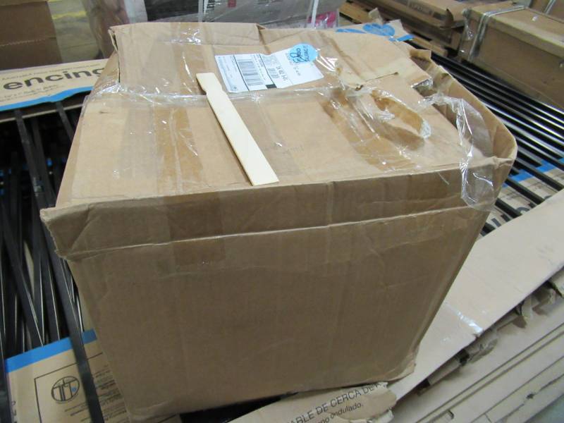 lot 92 image: Box of over 100 Wood Paint Stir Sticks.