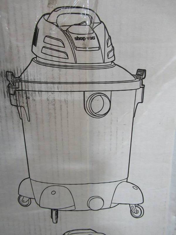 lot 110 image: Shop-Vac 10-Gallon 4.5-Peak-HP Shop Vacuum Model 5922111
