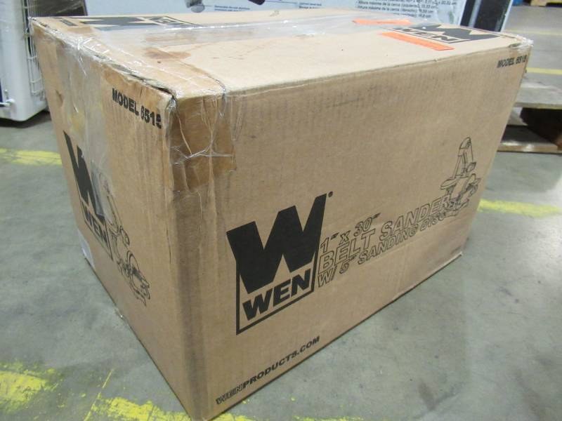 lot 116 image: Wen 1 in. x 30 in. Belt Sander with 5 in. Sanding Disc, Model 6515