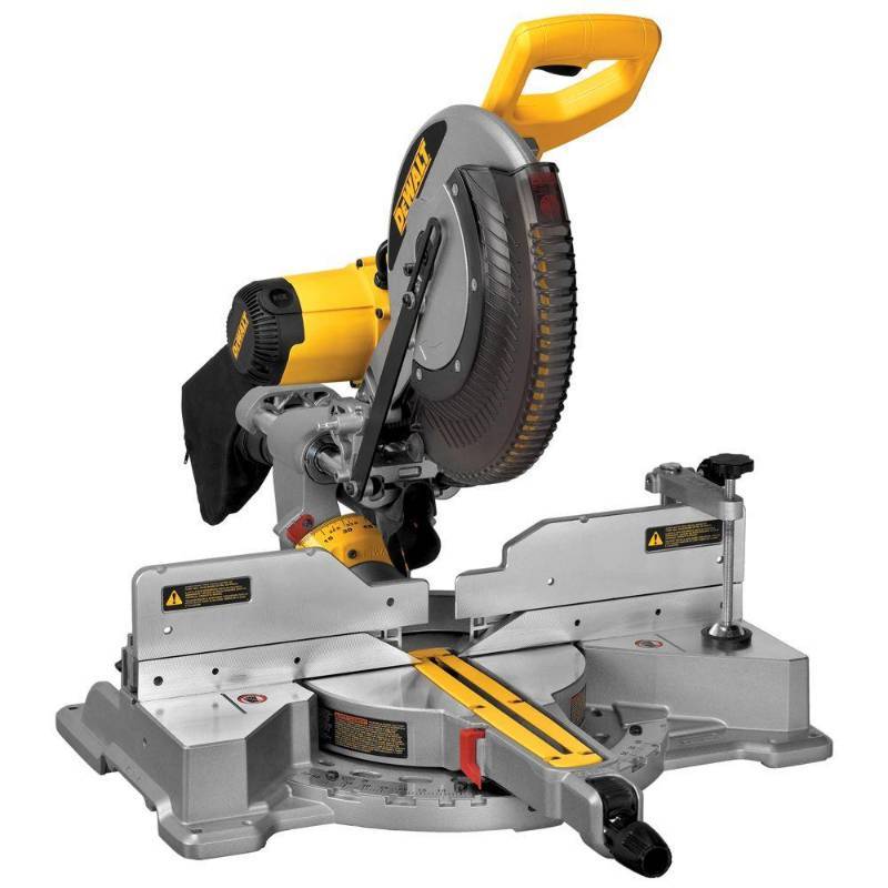 lot 77 image: Dewalt 15 Amp 12 in. Dual Bevel Sliding Compound Miter Saw, Model DWS709