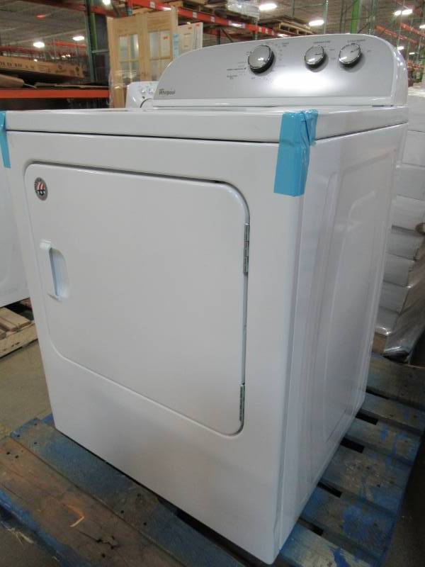 lot 175 image: Whirlpool 7.0 cu. ft. Electric Dryer in White, Model WED4815EW.