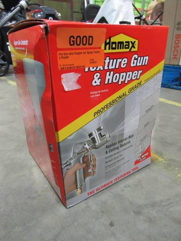 lot 69 image: Homax Pro Gun and Hopper for Spray Texture Repair