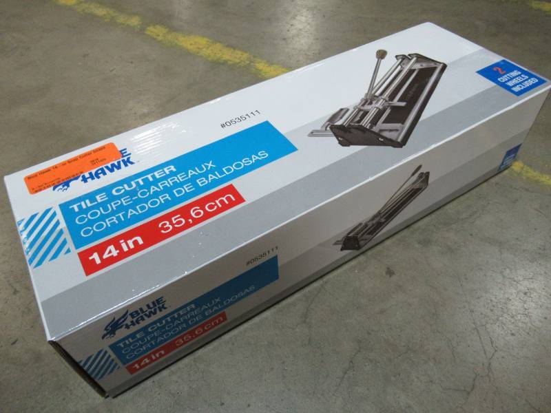 Blue hawk 14 inch deals tile cutter