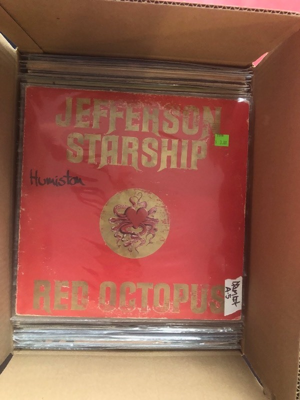 lot 505 image: Lot of 2500 12 Records - Cleaned, Bagged and Tagged. $7500 Value ( Second Large Lot )
