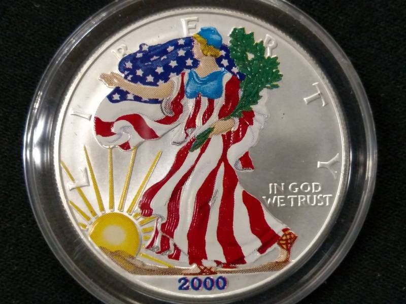 2000 Painted American Eagle One Oun...