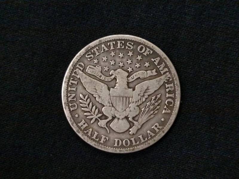 1912 Barber Silver Half Dollar...
