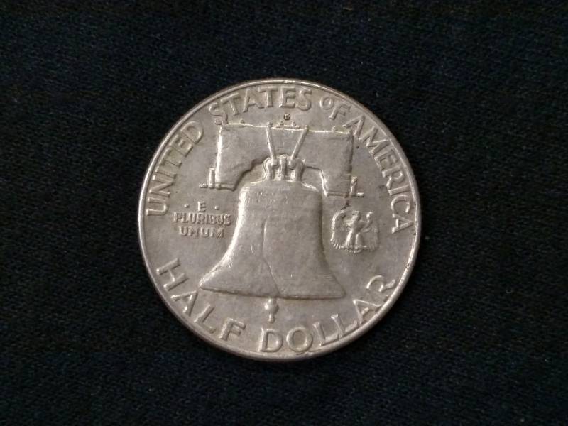 1963 D Franklin Silver Half Dollar...