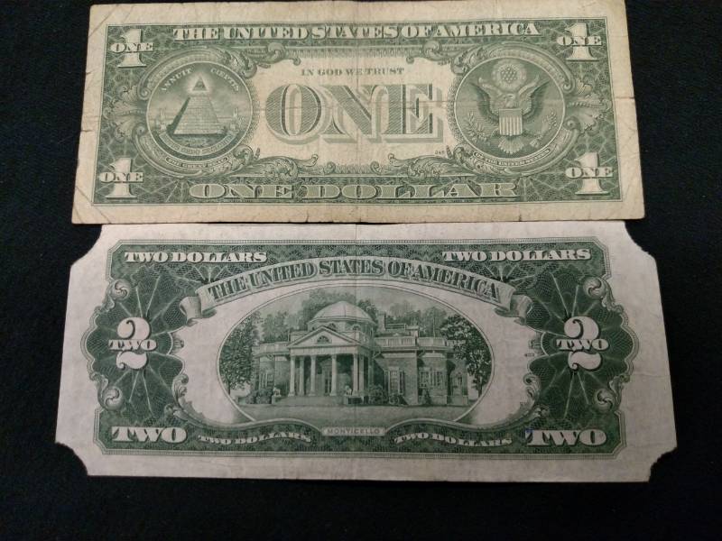 1953 B Two Dollars Red Seal Note & ...