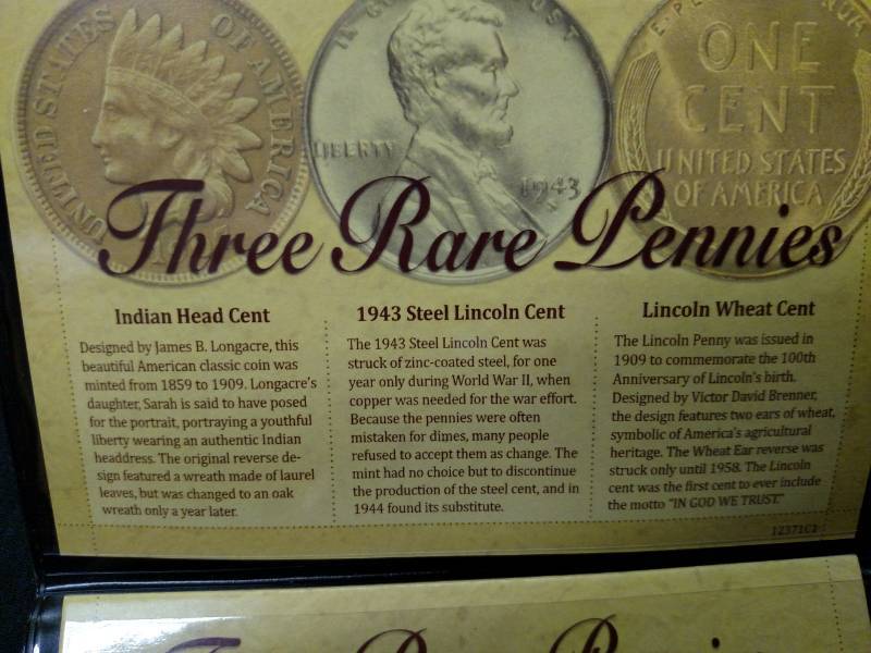 3 Rare Pennies Collection...