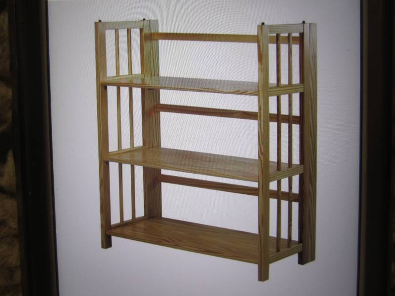 lot 36 image: Casual Home 3-Shelf 35 Wide Natura...
