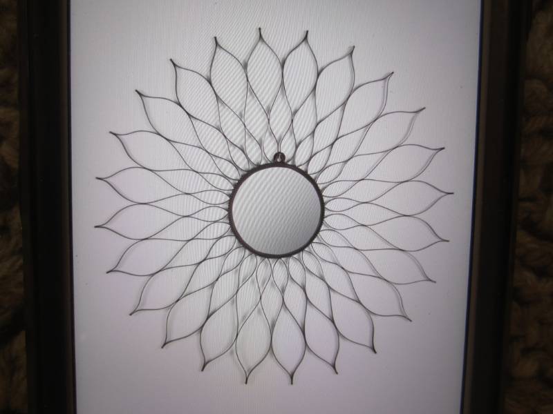 lot 37 image: Safavieh Accents Iron and Glass Fra...