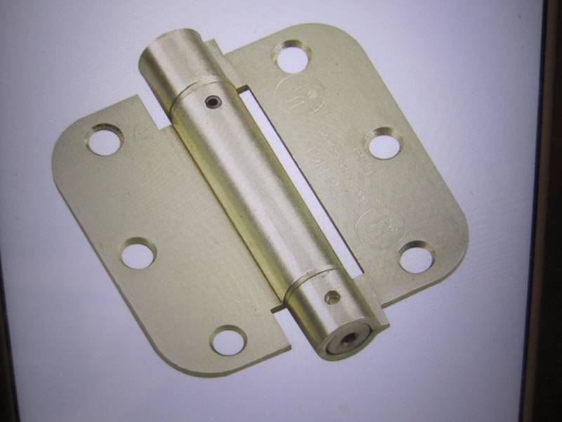 lot 43 image: Lot of 6 Full Mortise Inset Brass A...