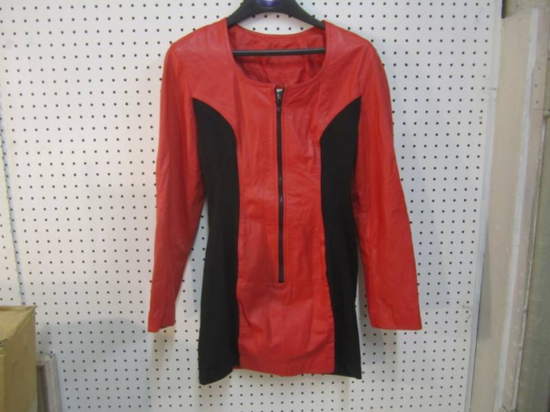 lot 65 image: Chia Leather Dress Size Large  RMDR...