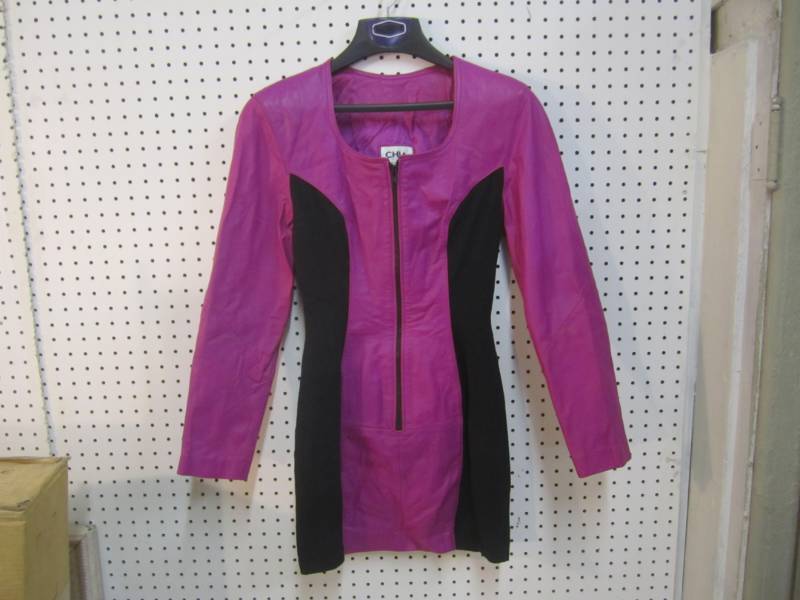 lot 67 image: Chia Leather Dress Size Medium  RMD...