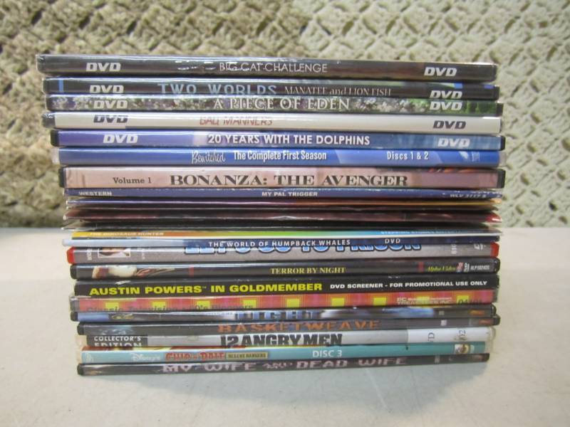 lot 92 image: Lot of Misc DVDs  F-0...