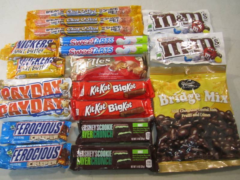 lot 115 image: Mixed Lot of Candy Bars Etc Best by...