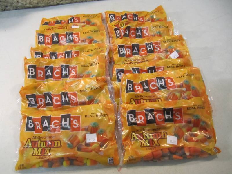 lot 117 image: 12 Bags of Brachs Mellowcreme Autum...