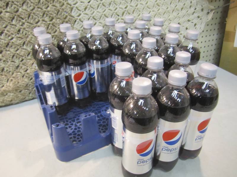 lot 134 image: Case of 24 Bottles of Diet Pepsi 16...