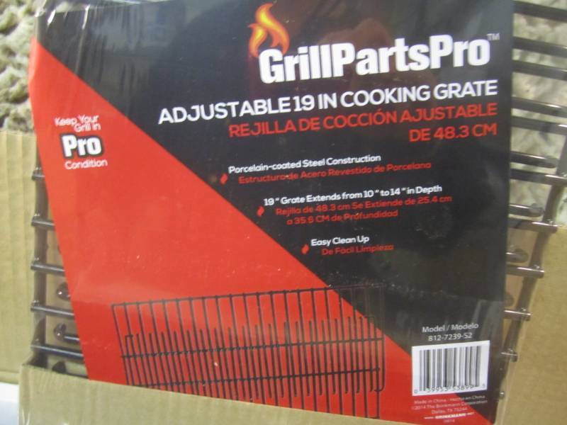 lot 164 image: Case of 8 Grill Parts Pro Adjustabl...