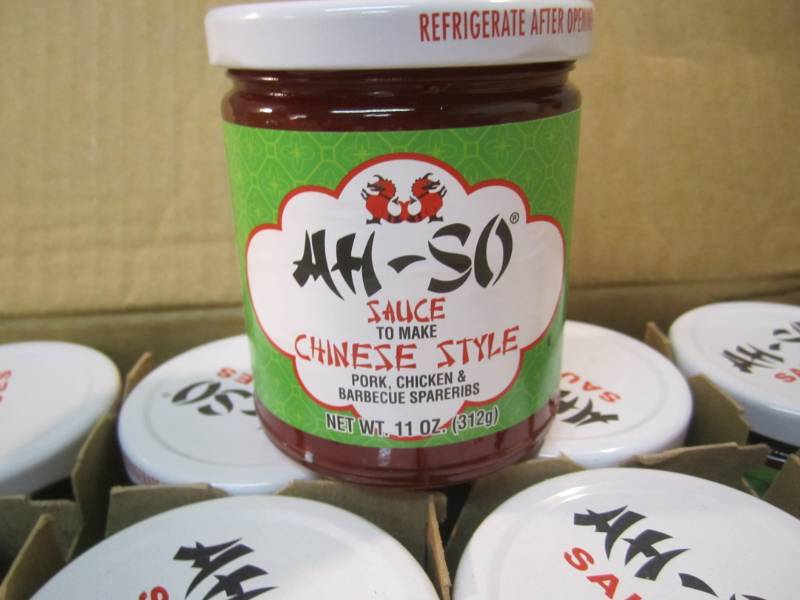 lot 177 image: Case of 12 Jars of Ah-So Sauce (Chi...