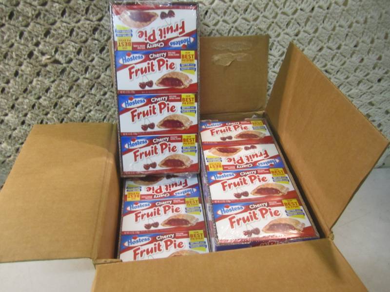 lot 195 image: Case with 6 Packs of 8 Hostess Cher...