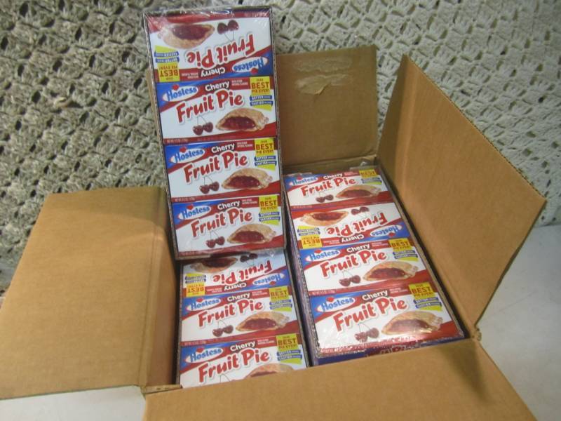 lot 197 image: Case with 6 Packs of 8 Hostess Cher...