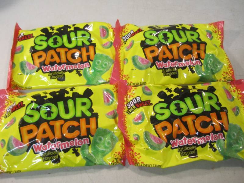 lot 226 image: 4 Bags of Sour Then Sweet Sour Patc...