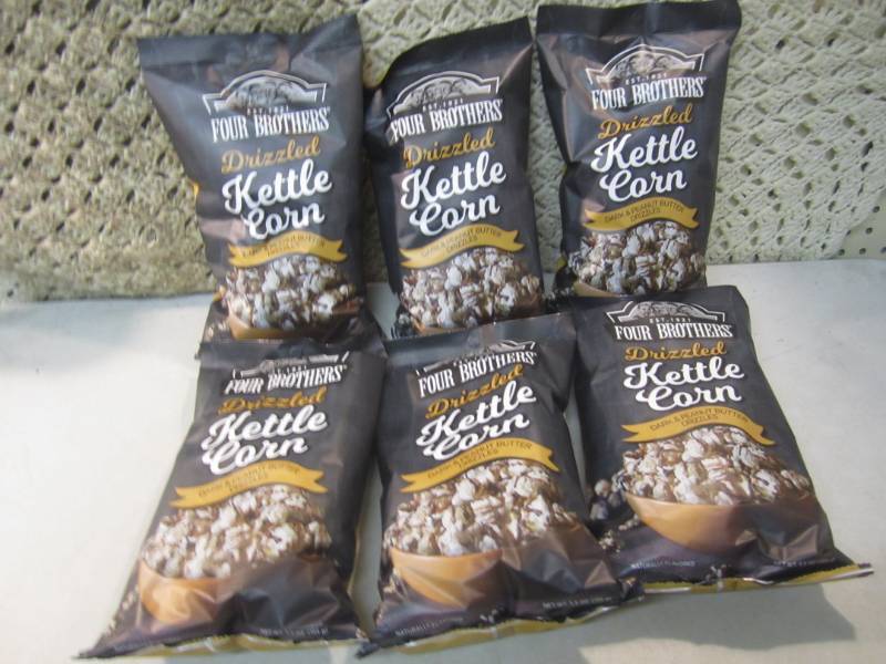 lot 239 image: 6 Bags of Four Brothers Drizzled Ke...