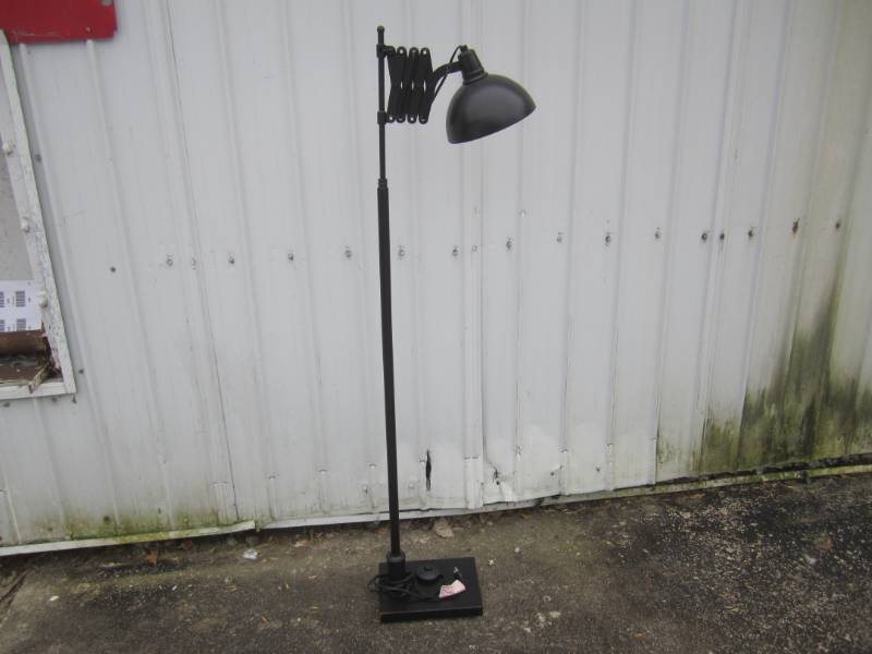 lot 246 image: Expandable Floor Lamp Black 58.5 t...