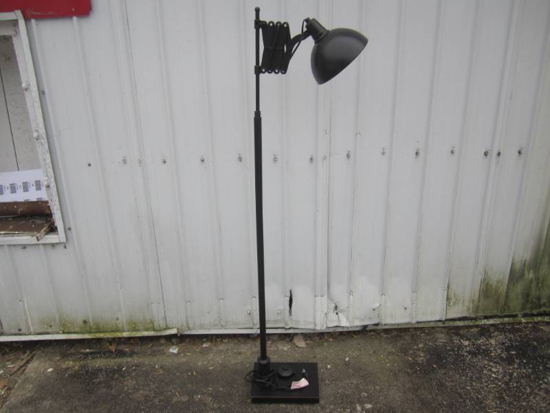 lot 248 image: Expandable Floor Lamp Black 58.5 t...