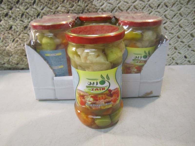 lot 255 image: Case of 6 Jars of Mixed Pickles In ...