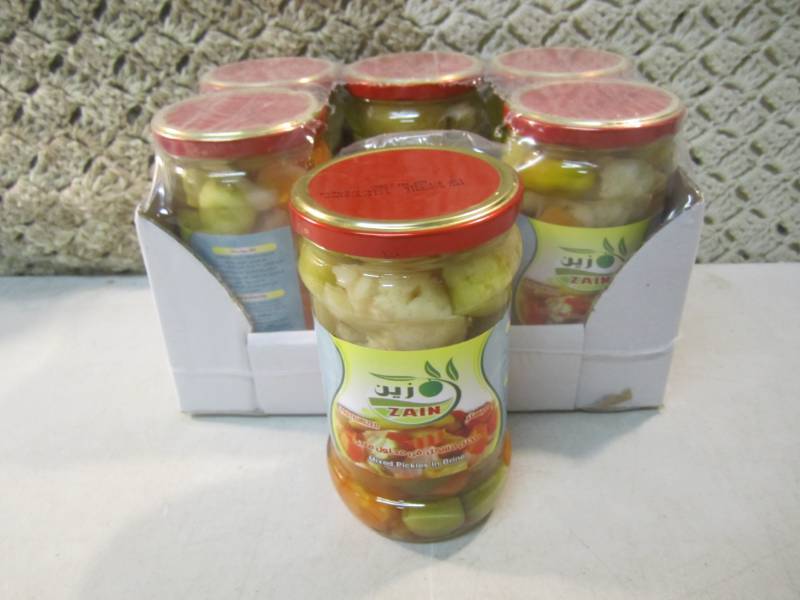 lot 258 image: Case of 6 Jars of Mixed Pickles In ...