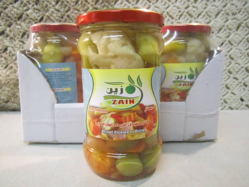 lot 259 image: Case of 6 Jars of Mixed Pickles In ...