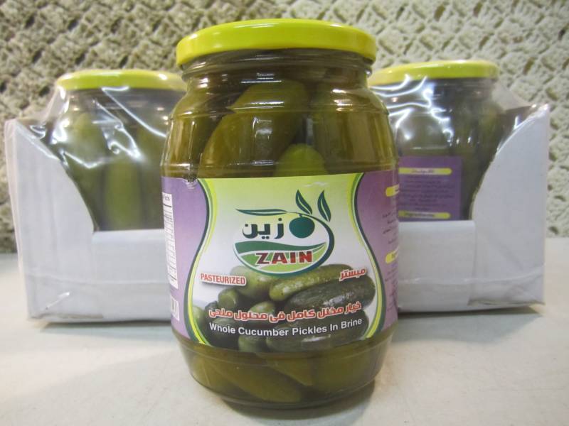 lot 263 image: Case of 6 Jars of Whole Cucumber Pi...