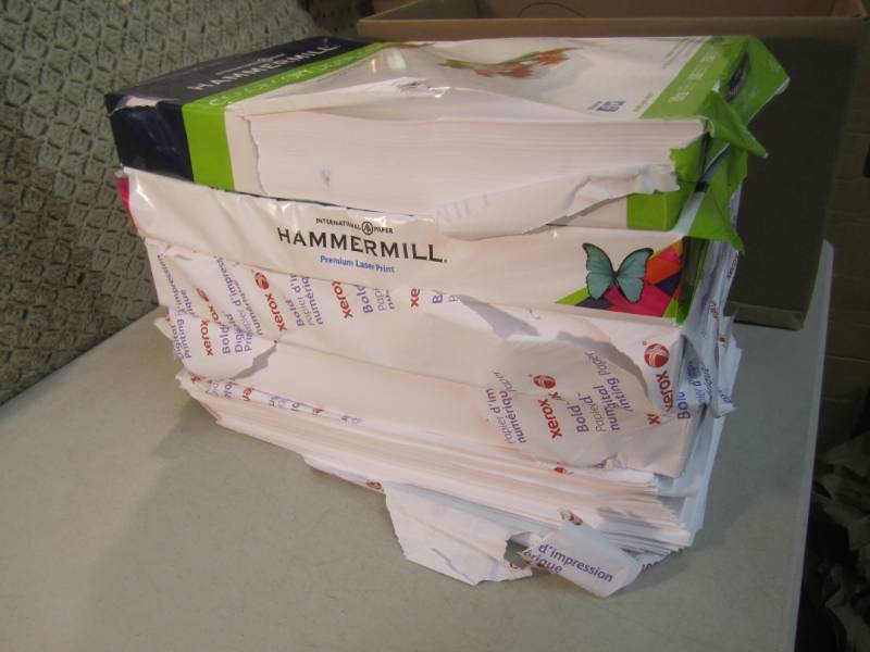 lot 294 image: 5 Reams of White 11 x 17 Paper  E...
