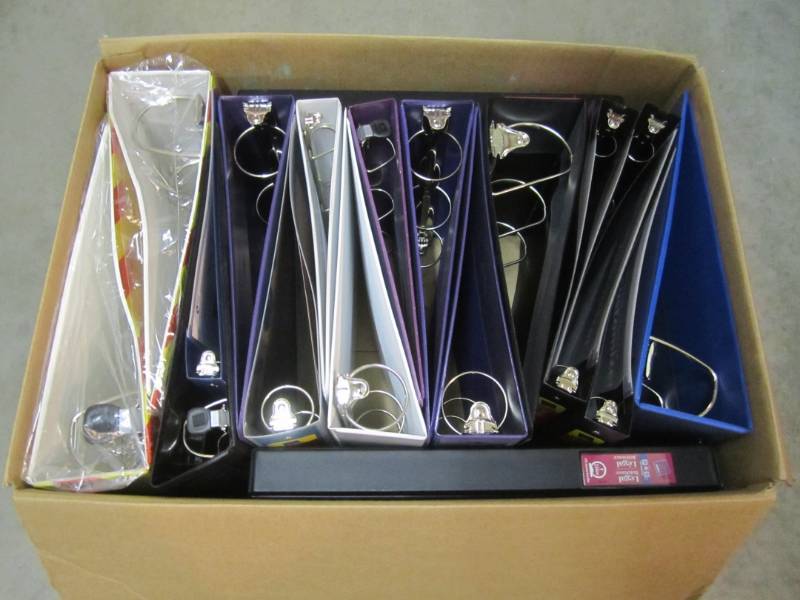 lot 296 image: Lot of 19 Various SizeColor 3-Ring...