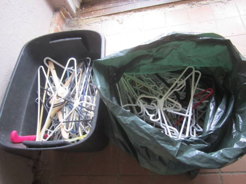 lot 301 image: Large Lot of Mostly Plastic Hangers...