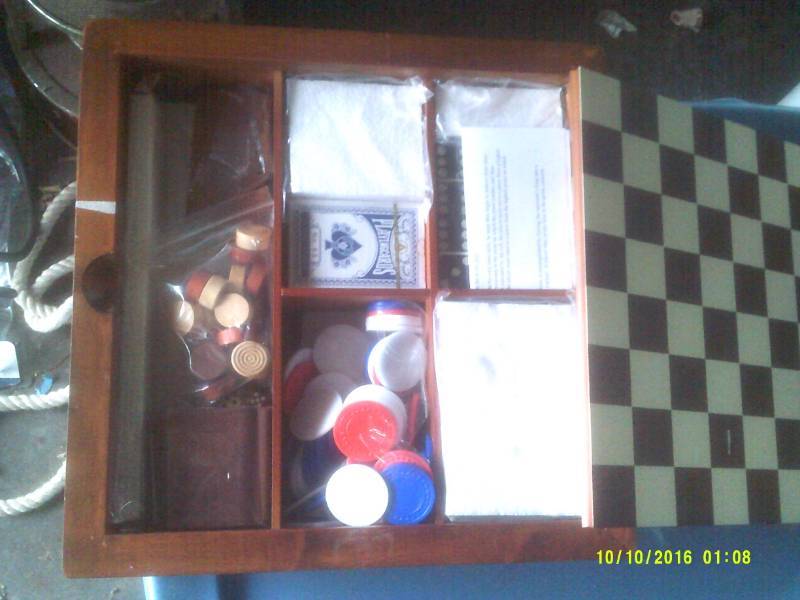 MULTI GAME SET WOOD CASE