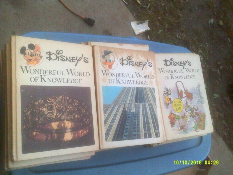 set of 1971 DISNEY ENCYCLOPEDIAS
