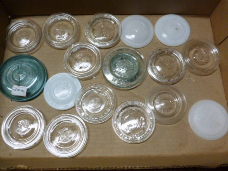 lot 74 image: Vintage Canning Lids