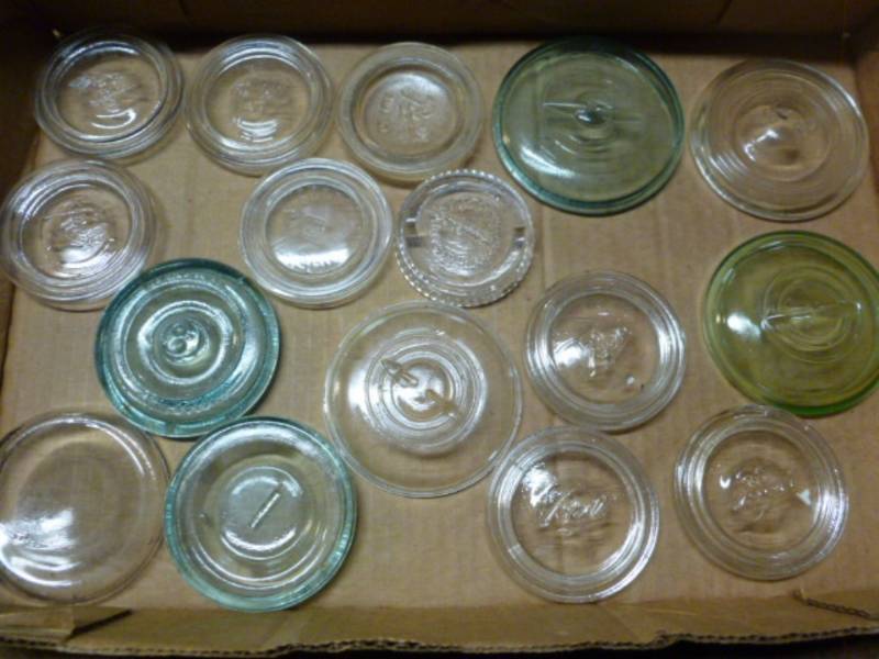 lot 75 image: Vintage Canning Lids