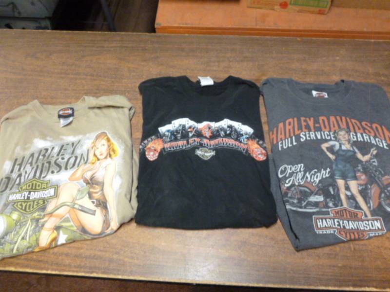 lot 116 image: Harley Davidson Shirts