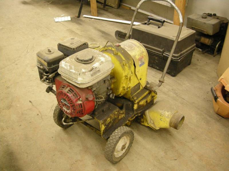 lot 75 image: Wacker Diaphragm Trash Pump