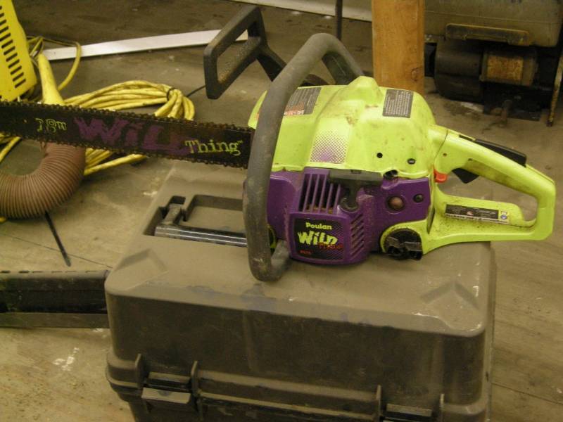 lot 82 image: Poulan WildThing Chainsaw