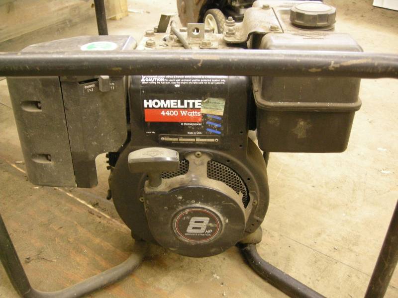 Homelite 4400 Watt Generator Contracting Business Complete Shop and