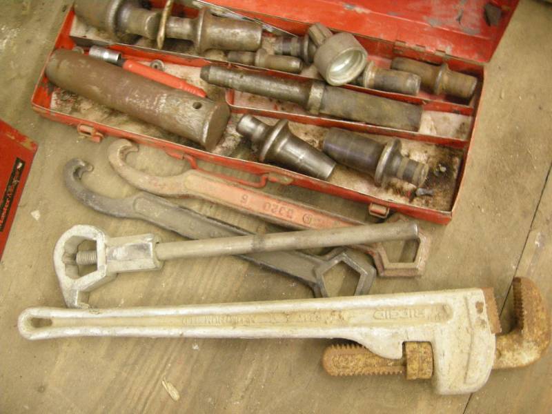 lot 113 image: Ridgid Flaring Tools, etc.