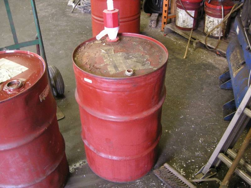 lot 135 image: 30 Gallon Barrel Antifreeze