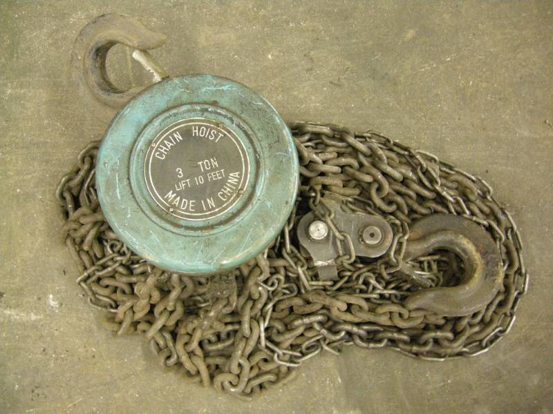 lot 159 image: Wel-Bilt 3 Ton Chain Hoist